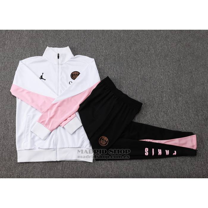 Chandal de Chaqueta del Paris Saint-Germain Jordan Nino 2024-2025 Blanco